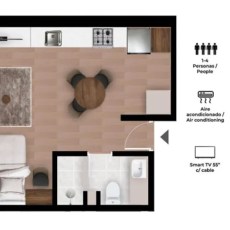 Alu Apartments - Miraflores Lima Habitación foto