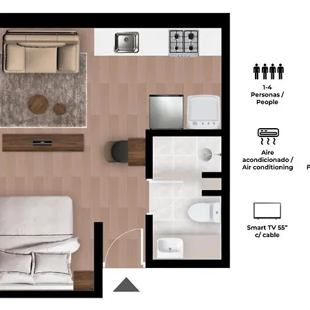 Alu Apartments - Miraflores Lima Habitación foto